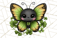 Cute St Patricks Day Bugs Clipart, St. Paddy Png Files Product Image 3