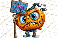 Snarky Jack O Lantern Halloween PNG Clipart Product Image 2