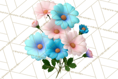 Botanical Books Clipart PNG Cottagecore Reading Florals Product Image 5