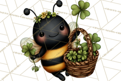 Cute St Patricks Day Bugs Clipart, St. Paddy Png Files Product Image 5