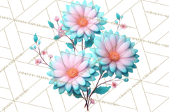 Botanical Books Clipart PNG Cottagecore Reading Florals Product Image 2