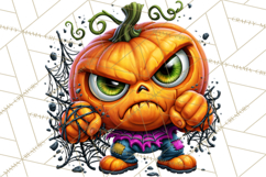 Snarky Jack O Lantern Halloween PNG Clipart Product Image 3