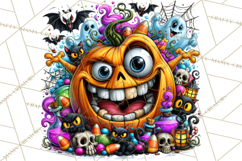 Snarky Jack O Lantern Halloween PNG Clipart Product Image 5