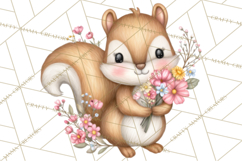 Spring Woodland Critter Clipart PNG, Spring Png Product Image 3