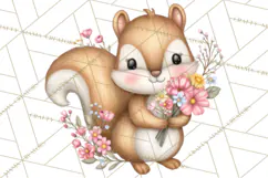 Spring Woodland Critter Clipart PNG, Spring Png Product Image 3