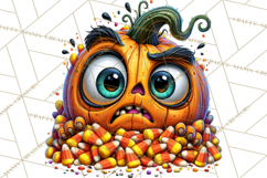 Snarky Jack O Lantern Halloween PNG Clipart Product Image 4