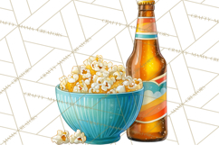 Beer Watercolor Clipart, Beer PNG, Beer Mug, Beer Bottle Product Image 4