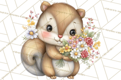 Spring Woodland Critter Clipart PNG, Spring Png Product Image 4