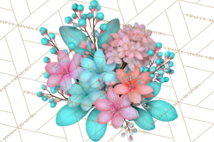 Botanical Books Clipart PNG Cottagecore Reading Florals Product Image 4