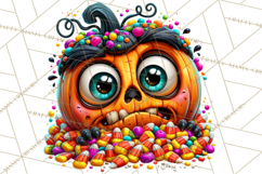 Snarky Jack O Lantern Halloween PNG Clipart Product Image 2