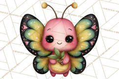 Cute St Patricks Day Bugs Clipart, St. Paddy Png Files Product Image 2