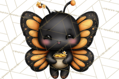 Cute St Patricks Day Bugs Clipart, St. Paddy Png Files Product Image 3