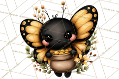 Cute St Patricks Day Bugs Clipart, St. Paddy Png Files Product Image 4