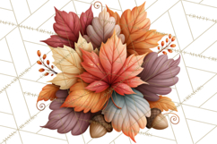 Fall Teacher School Supplies Clipart PNG Product Image 3