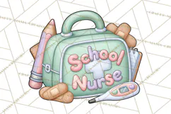 School Nurse Kawaii Clipart Product Image 2