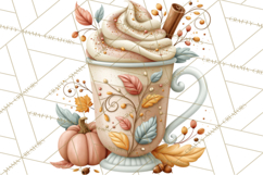 Fall Teacher School Supplies Clipart PNG Product Image 2