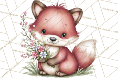 Spring Woodland Critter Clipart PNG, Spring Png Product Image 5