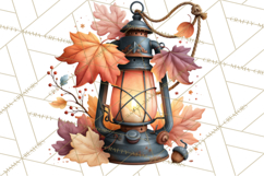 Fall Teacher School Supplies Clipart PNG Product Image 2