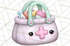 School Nurse Kawaii Clipart Product Image 2
