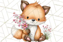 Spring Woodland Critter Clipart PNG, Spring Png Product Image 2