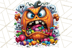 Snarky Jack O Lantern Halloween PNG Clipart Product Image 5