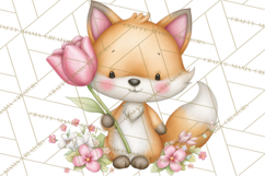 Spring Woodland Critter Clipart PNG, Spring Png Product Image 4