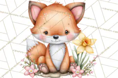 Spring Woodland Critter Clipart PNG, Spring Png Product Image 5