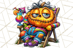 Snarky Jack O Lantern Halloween PNG Clipart Product Image 2