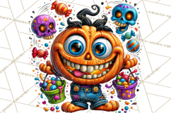 Snarky Jack O Lantern Halloween PNG Clipart Product Image 4