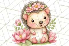 Spring Woodland Critter Clipart PNG, Spring Png Product Image 4