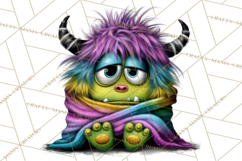 Funny St Patricks Day Monsters Clipart, St Paddy Monster PNG Product Image 4