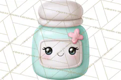 School Nurse Kawaii Clipart Product Image 2