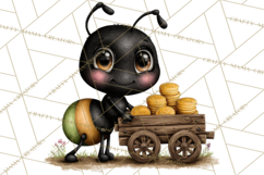 Cute St Patricks Day Bugs Clipart, St. Paddy Png Files Product Image 3