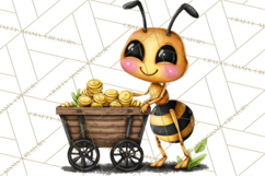 Cute St Patricks Day Bugs Clipart, St. Paddy Png Files Product Image 4