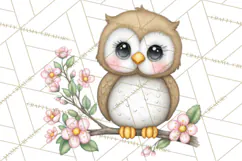 Spring Woodland Critter Clipart PNG, Spring Png Product Image 5