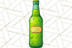 Beer Watercolor Clipart, Beer PNG, Beer Mug, Beer Bottle Product Image 2