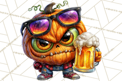 Snarky Jack O Lantern Halloween PNG Clipart Product Image 4