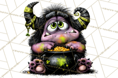 Funny St Patricks Day Monsters Clipart, St Paddy Monster PNG Product Image 4