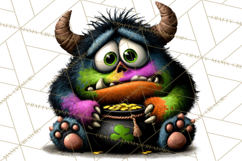 Funny St Patricks Day Monsters Clipart, St Paddy Monster PNG Product Image 5