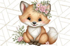 Spring Woodland Critter Clipart PNG, Spring Png Product Image 5