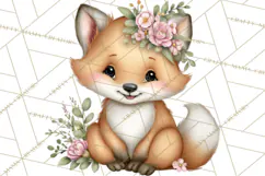 Spring Woodland Critter Clipart PNG, Spring Png Product Image 5