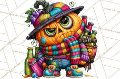 Snarky Jack O Lantern Halloween PNG Clipart Product Image 3