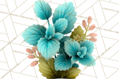 Botanical Books Clipart PNG Cottagecore Reading Florals Product Image 3