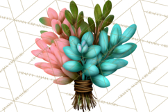 Botanical Books Clipart PNG Cottagecore Reading Florals Product Image 4