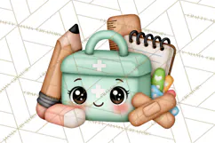School Nurse Kawaii Clipart Product Image 5