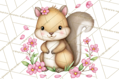 Spring Woodland Critter Clipart PNG, Spring Png Product Image 5
