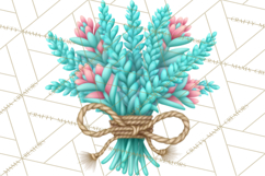 Botanical Books Clipart PNG Cottagecore Reading Florals Product Image 2