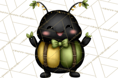 Cute St Patricks Day Bugs Clipart, St. Paddy Png Files Product Image 4
