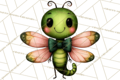 Cute St Patricks Day Bugs Clipart, St. Paddy Png Files Product Image 5
