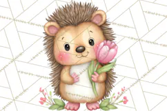 Spring Woodland Critter Clipart PNG, Spring Png Product Image 2